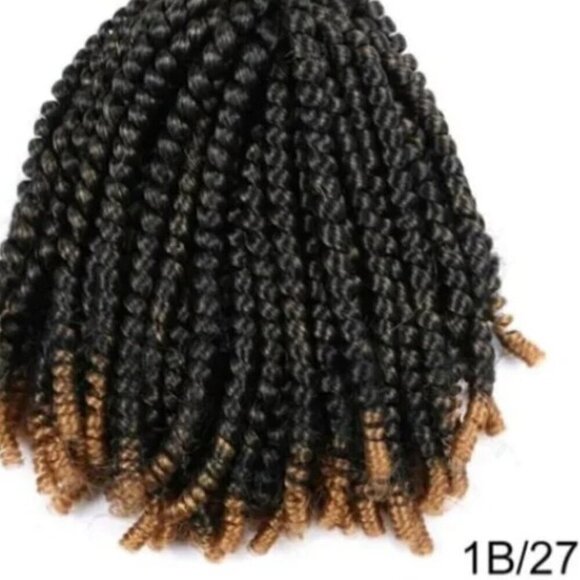 SPRING TWIST CROCHET HAIR EXTENSIONS 1B/27 - Picture 5 of 7